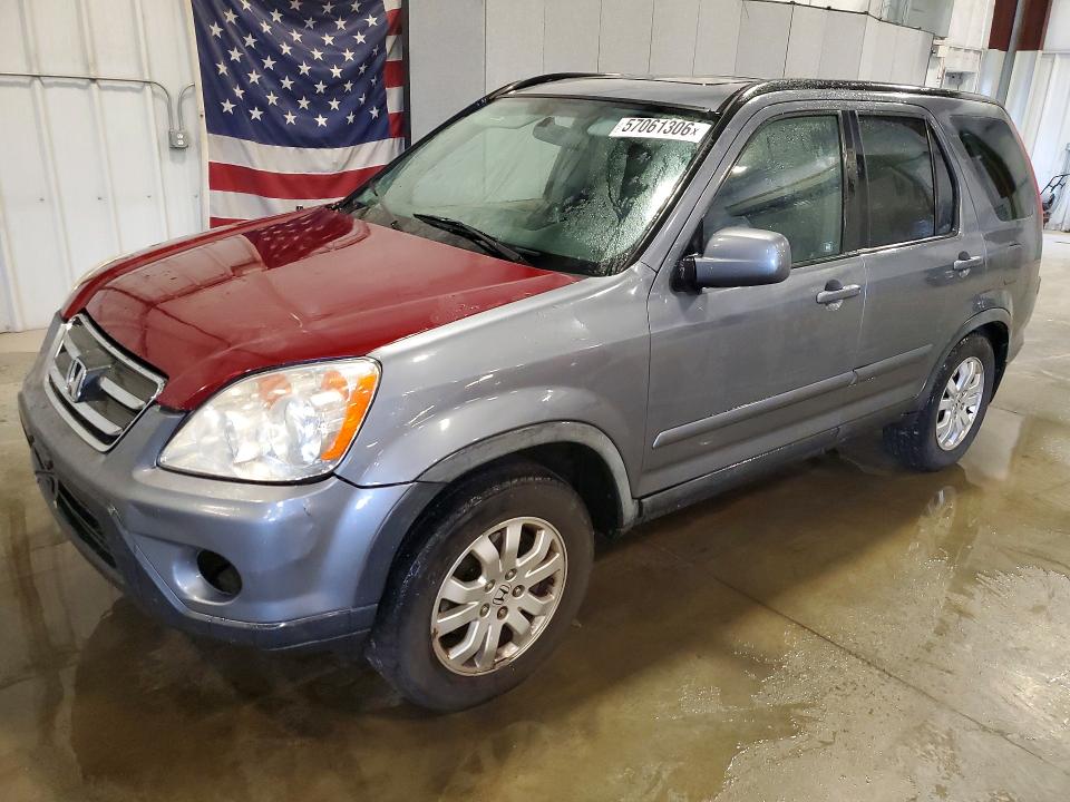 2005 Honda Cr-v VIN JHLRD78925C043366 COPART salvage auction — MECHANICAL, Mn - Certificate Of Title, sold $525 on 2026-07-27 (photo 1)