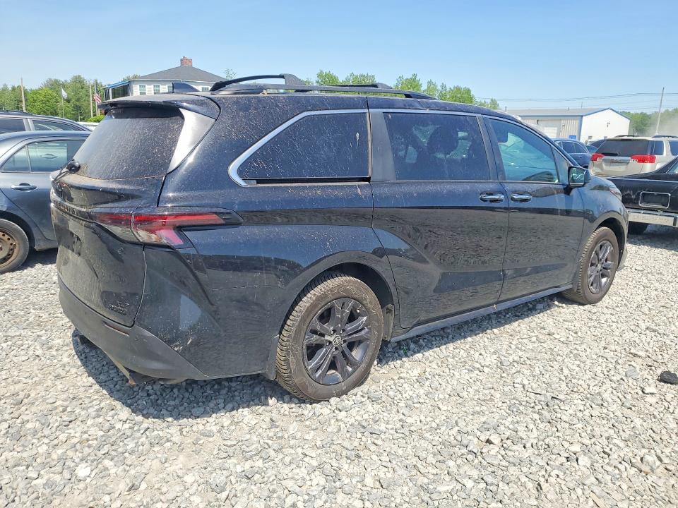 2024 Toyota Sienna VIN 5TDCSKFC9RS120281 COPART salvage auction — ROOF, Ma - Cert Of Title-Salvage, sold $27,000 on 2026-07-10 (photo 3)