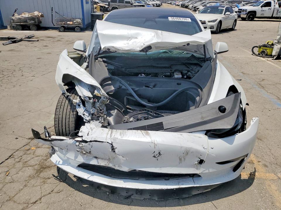 2023 Tesla VIN 5YJ3E1EAXPF502676 COPART salvage auction — FRONT END, Salvage Title, sold $5,100 on 2026-07-13 (photo 5)