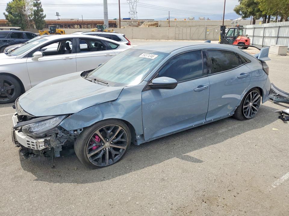 2021 Honda Civic VIN SHHFK7H44MU427014 COPART salvage auction — FRONT END, Ca - Salvage Certificate, sold $5,800 on 2026-07-16 (photo 1)