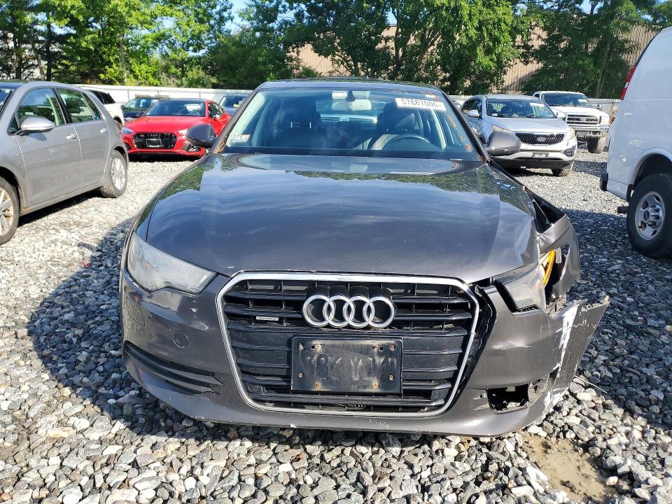 2014 Audi A6 VIN WAUGFAFC9EN142942 COPART salvage auction — FRONT END, Ma - Cert Of Title-Reconstrctd Coll, sold $400 on 2026-07-24 (photo 5)