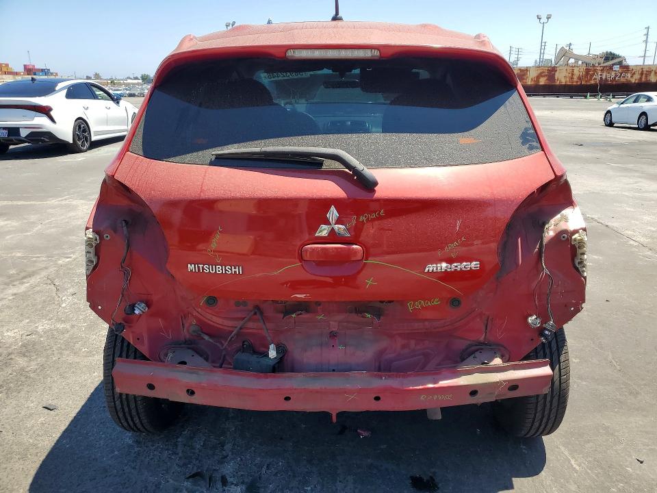 2015 Mitsubishi VIN ML32A3HJ4FH032323 COPART salvage auction — REAR END, Ca - Salvage Certificate, sold $875 on 2026-07-31 (photo 6)