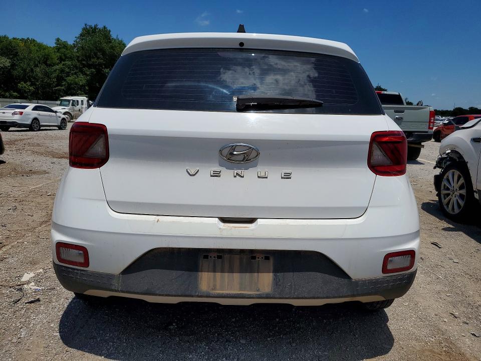 2022 Hyundai Venue VIN KMHRB8A30NU201644 COPART salvage auction — HAIL, Salvage Title, sold $1,750 on 2026-07-21 (photo 6)
