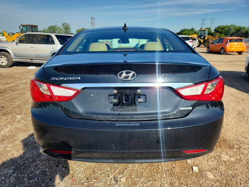 2013 Hyundai VIN 5NPEC4AC9DH573257 COPART salvage auction — FRONT END, Il - Salvage Certificate, sold $250 on 2026-07-28 (photo 6)