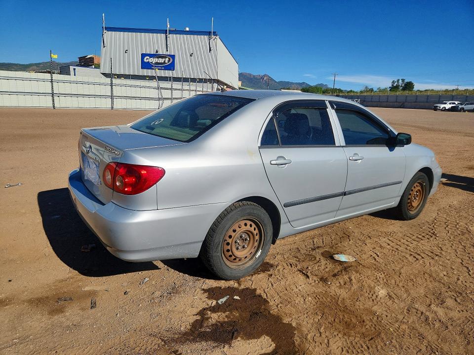 2007 Toyota Corolla VIN JTDBR32E670126768 COPART salvage auction — SIDE, CO - SALVAGE TITLE, sold $750 on 2026-07-29 (photo 3)