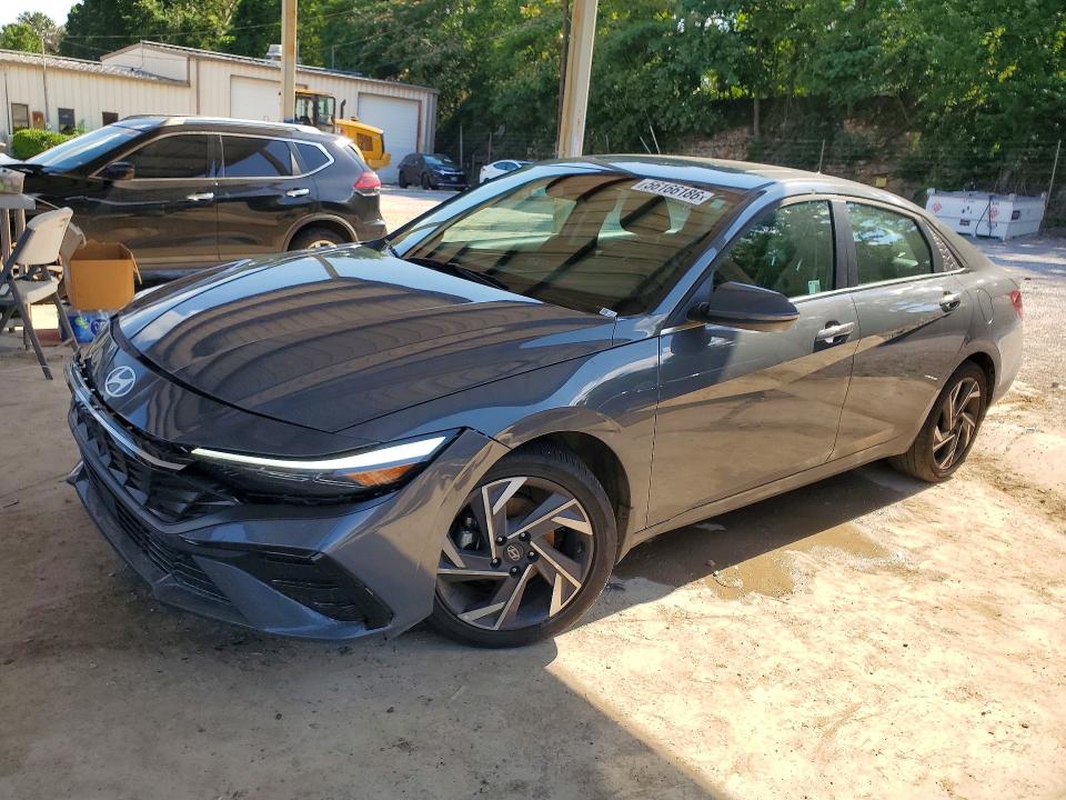 2025 Hyundai Elantra VIN KMHLP4DG8SU080002 COPART salvage auction — FRONT END, Al - Cert Of Title-Salvage Title, sold $3,150 on 2026-07-28 (photo 1)