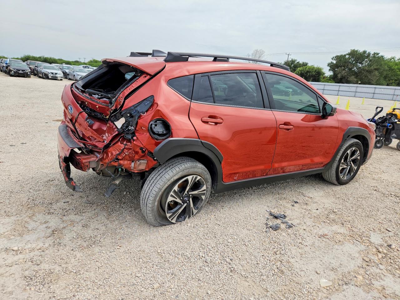 2025 Subaru Crosstrek VIN JF2GUHDC1SH213728 COPART salvage auction — Rear End, TX - SALVAGE VEHICLE TITLE, sold $3,150 on 2026-07-09 (photo 3)
