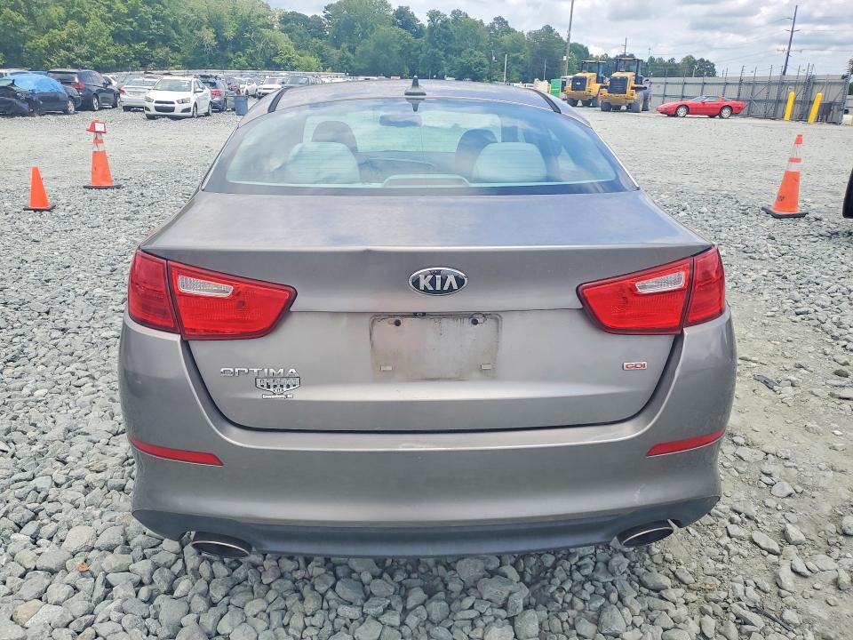 2015 Kia Optima VIN 5XXGM4A79FG351731 COPART salvage auction — FRONT END, Nc - Salvage Certificate Of Title, sold $250 on 2026-07-29 (photo 6)