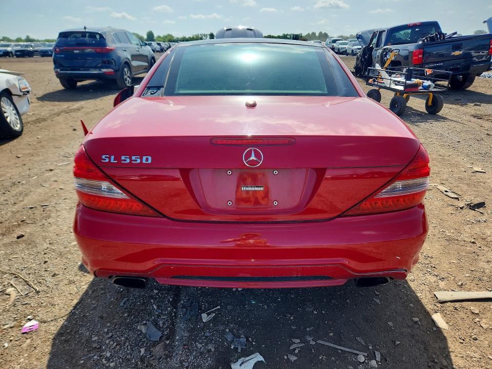 2009 Mercedes-benz Sl-klasse VIN WDBSK71FX9F149975 COPART salvage auction — SIDE, Il - Salvage Certificate, sold $3,050 on 2026-07-28 (photo 6)