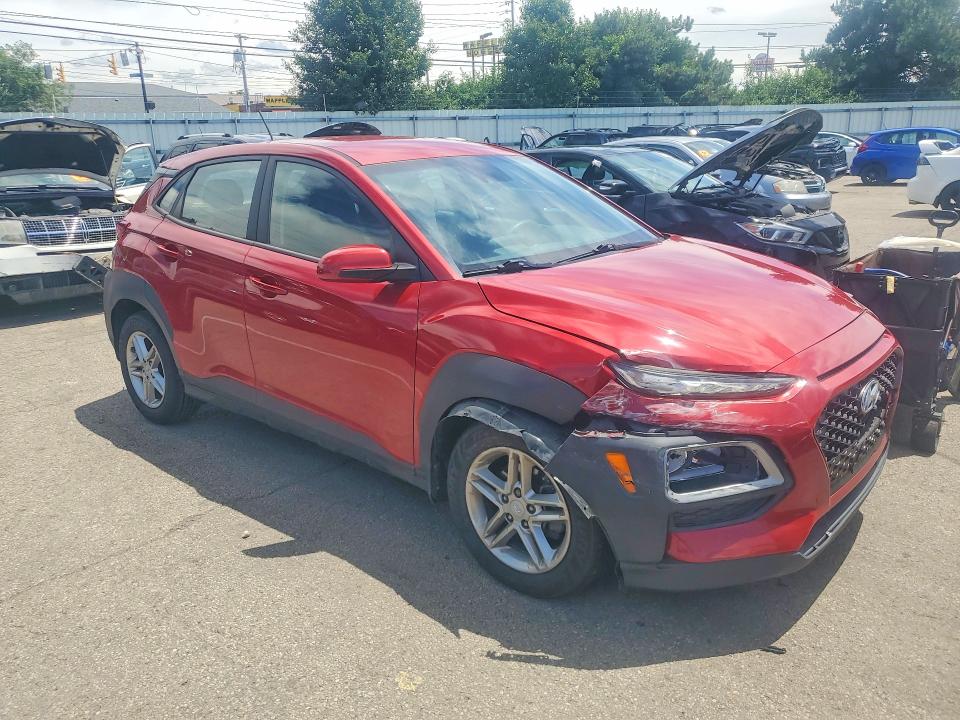 2021 Hyundai Kona VIN KM8K12AA2MU709922 COPART salvage auction — REAR END, Oh - Cert Of Title-Salvage, sold $3,375 on 2026-07-18 (photo 4)