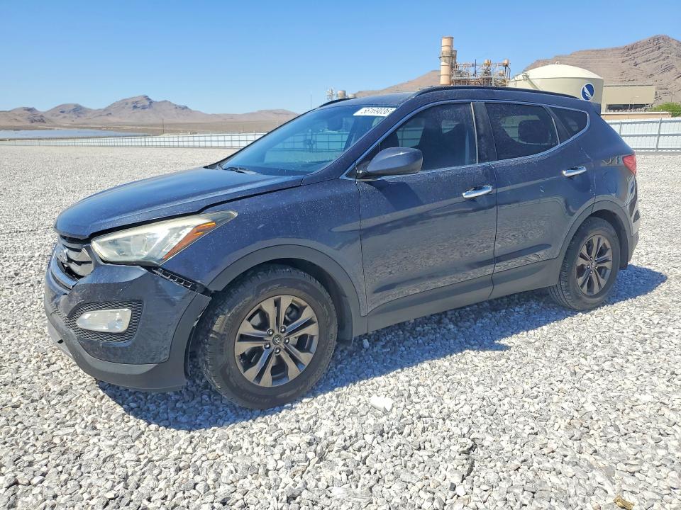 2013 Hyundai Santa fe VIN 5XYZU3LB6DG043462 COPART salvage auction — FRONT END, Nv - Salvage Title, sold $2,100 on 2026-07-20 (photo 1)