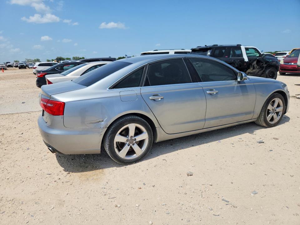 2012 Audi A6 VIN WAUDFAFC0CN154932 COPART salvage auction — REAR END, Tx - Certificate Of Title, sold $925 on 2026-07-30 (photo 3)