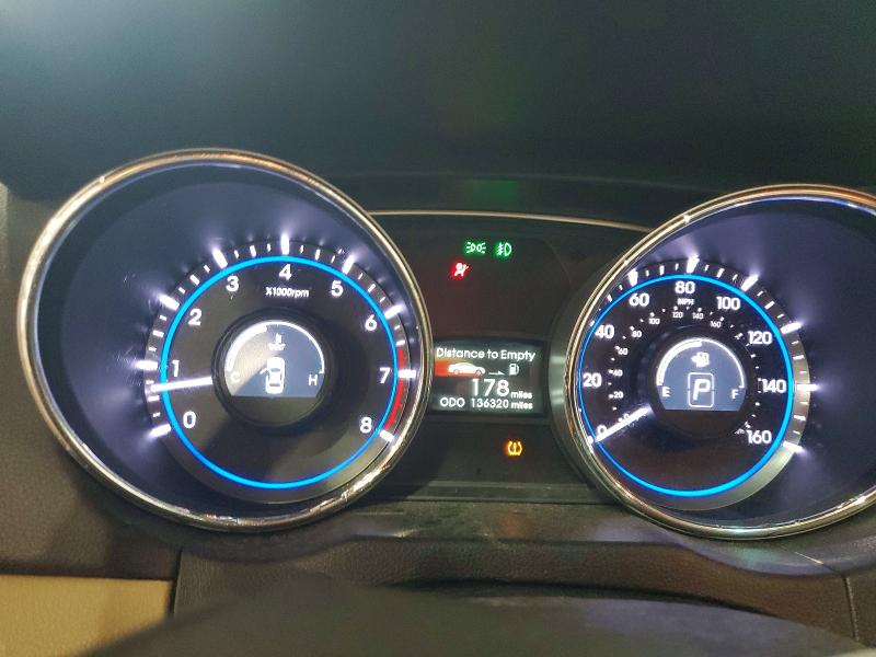 2013 Hyundai Sonata VIN 5NPEB4ACXDH737330 COPART salvage auction — FRONT END, Tx - Salvage Vehicle Title, sold $1,300 on 2026-07-20 (photo 9)