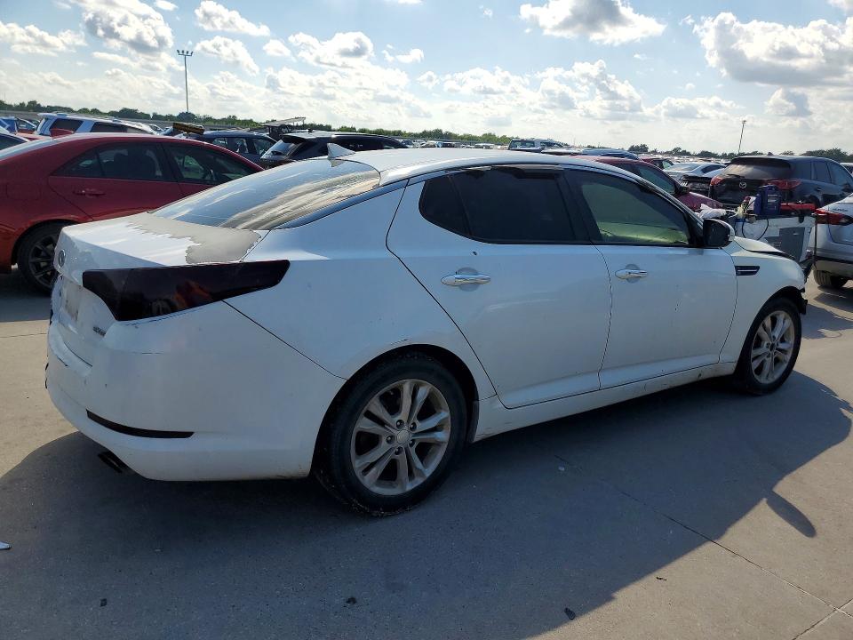 2012 Kia VIN 5XXGN4A70CG068384 COPART salvage auction — FRONT END, Tx - Salvage Vehicle Title, sold $350 on 2026-07-09 (photo 3)
