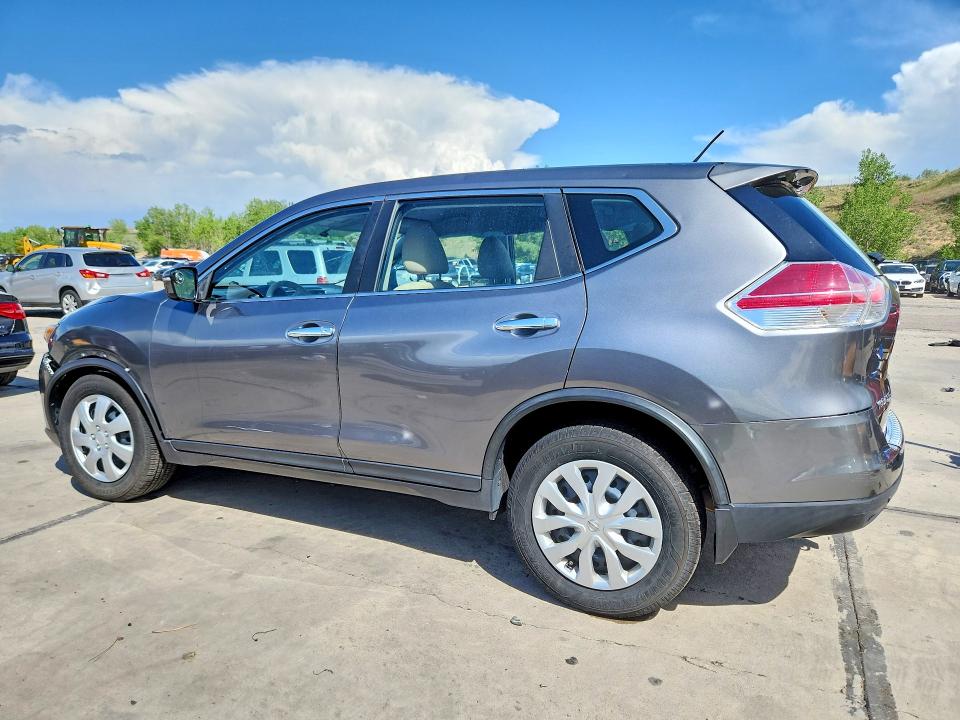 2015 Nissan Rogue VIN KNMAT2MV1FP518891 COPART salvage auction — SIDE, Co - Public - Salvage Title, sold $425 on 2026-07-22 (photo 2)