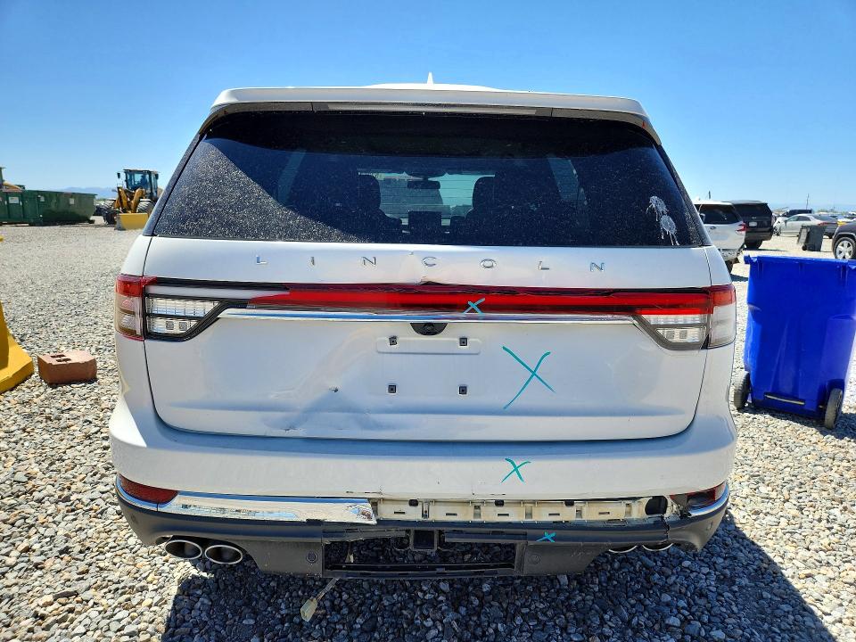 2020 Lincoln Aviator VIN 5LM5J7XC8LGL37483 COPART salvage auction — REAR END, Co - Public - Salvage Title, sold $9,100 on 2026-07-02 (photo 6)