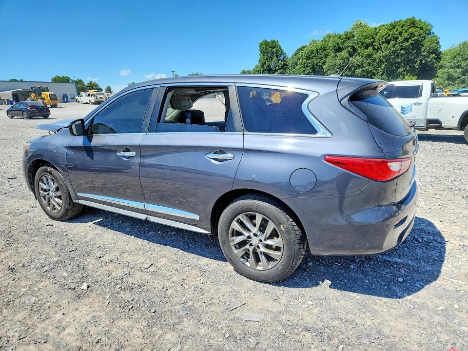 2013 Infiniti Jx VIN 5N1AL0MM6DC324191 COPART salvage auction — MECHANICAL, Tn - Salvage Certificate, sold $575 on 2026-07-09 (photo 2)