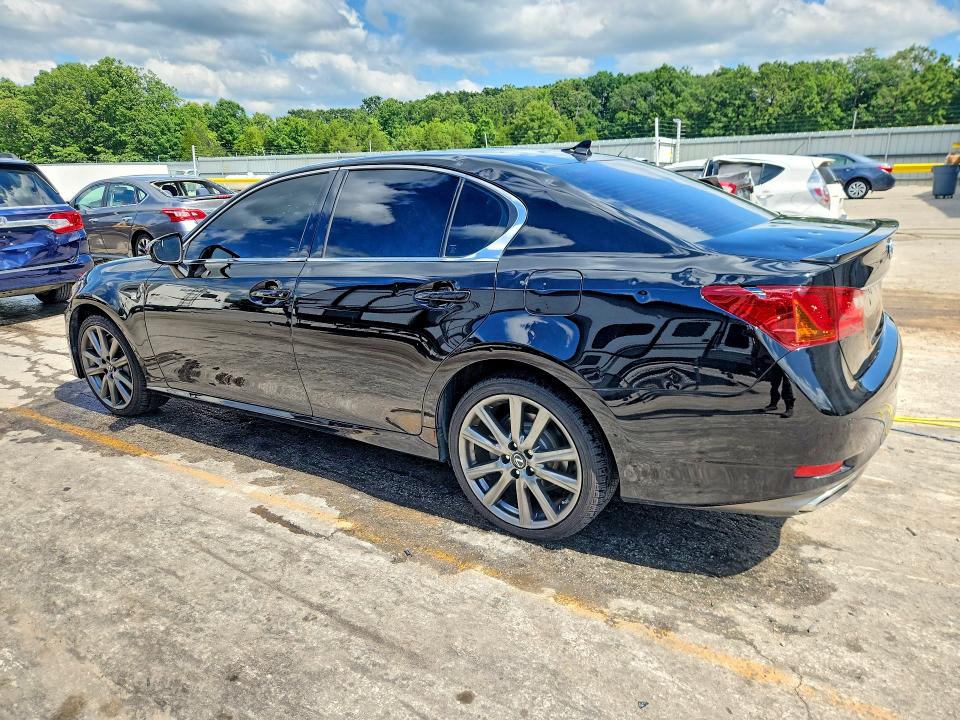 2013 Lexus Gs VIN JTHCE1BL1D5015657 COPART salvage auction — HAIL, Mo - Salvage Certificate Of Title, sold $7,200 on 2026-07-08 (photo 2)
