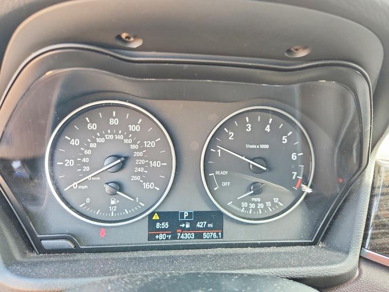 2017 BMW X1 VIN WBXHT3C38H5F79924 COPART salvage auction — REAR END, AL - CERT OF TITLE-SALVAGE TITLE, sold $4,700 on 2026-07-08 (photo 9)
