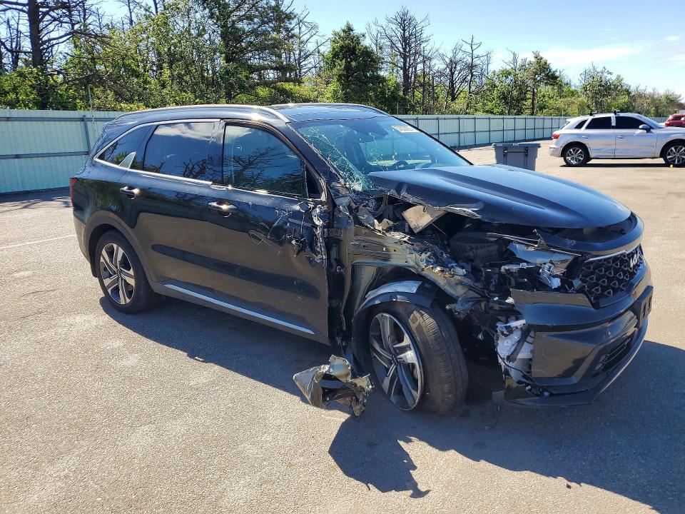 2024 Kia Sorento VIN KNDRHDLGXR5248353 COPART salvage auction — FRONT END, Ny - Mv-907A Salvage Certificate, sold $10,300 on 2026-07-06 (photo 4)