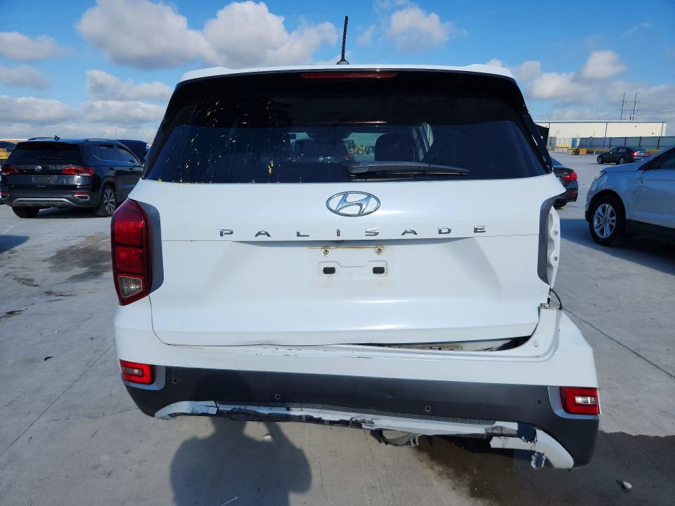 2021 Hyundai Palisade VIN KM8R24HE2MU191486 COPART salvage auction — SIDE, Tx - Salvage Vehicle Title, sold $7,200 on 2026-07-02 (photo 6)