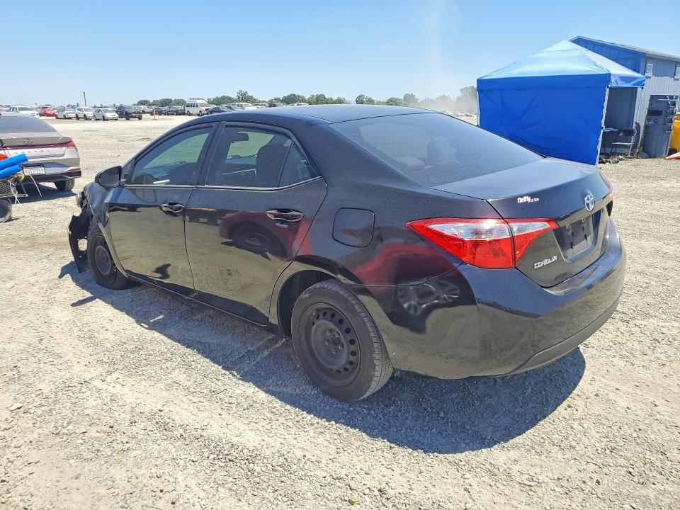 2014 Toyota Corolla VIN 5YFBURHE0EP157588 COPART salvage auction — FRONT END, Ca - Salvage Certificate, sold $375 on 2026-07-28 (photo 2)