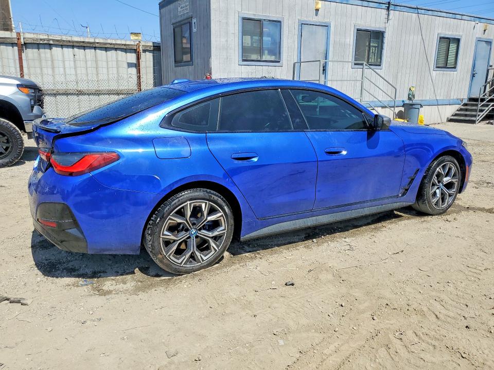 2024 BMW I4 VIN WBY33AW03RFR75330 COPART salvage auction — REAR END, Ca - Salvage Certificate, sold $20,100 on 2026-07-27 (photo 3)