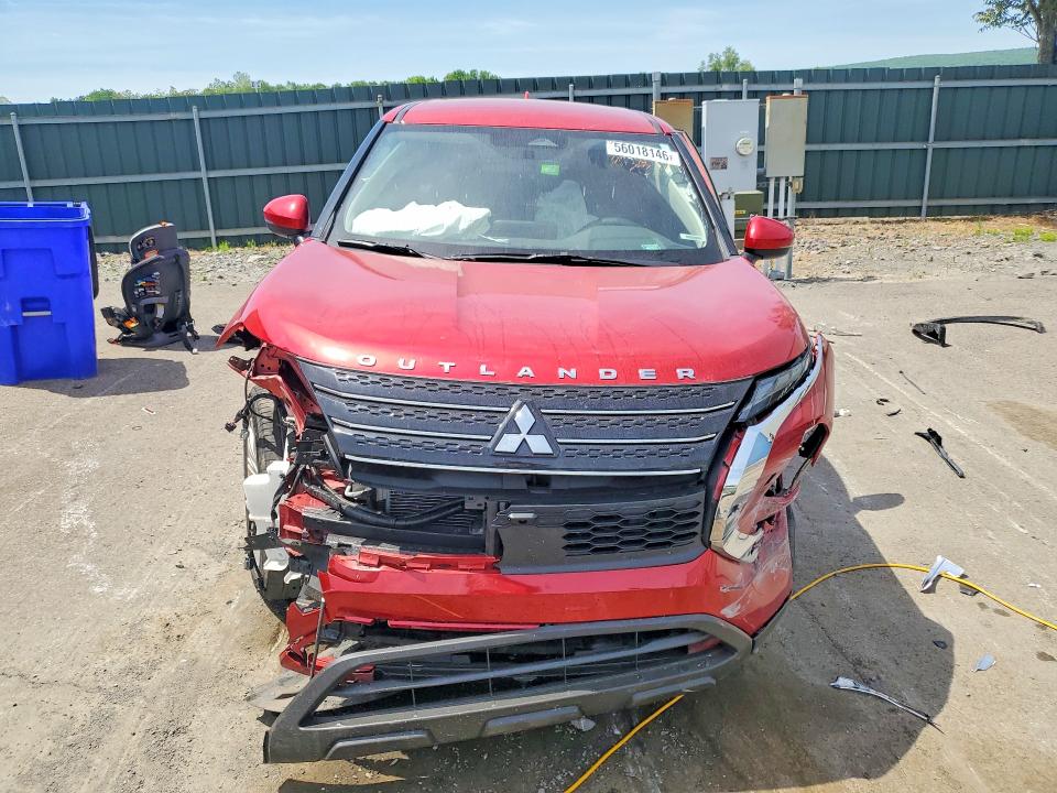 2024 Mitsubishi Outlander VIN JA4J4UA83RZ026292 COPART salvage auction — FRONT END, Pa - Certificate Of Salvage, sold $4,950 on 2026-07-08 (photo 5)