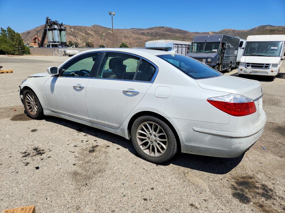2011 Hyundai Genesis VIN KMHGC4DE0BU115790 COPART salvage auction — FRONT END, Ca - Salvage Certificate, sold $875 on 2026-07-21 (photo 2)