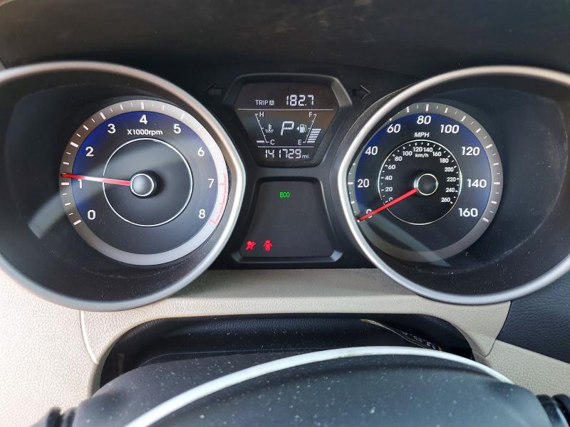2014 Hyundai Elantra VIN KMHDH4AE7EU174154 COPART salvage auction — REAR END, CA - SALVAGE CERTIFICATE, sold $1,250 on 2026-07-13 (photo 9)