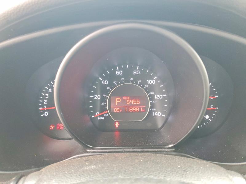 2016 Kia Soul VIN KNDJN2A20G7846616 COPART salvage auction — FRONT END, Ut - Salvage Certificate, sold $1,300 on 2026-07-29 (photo 9)