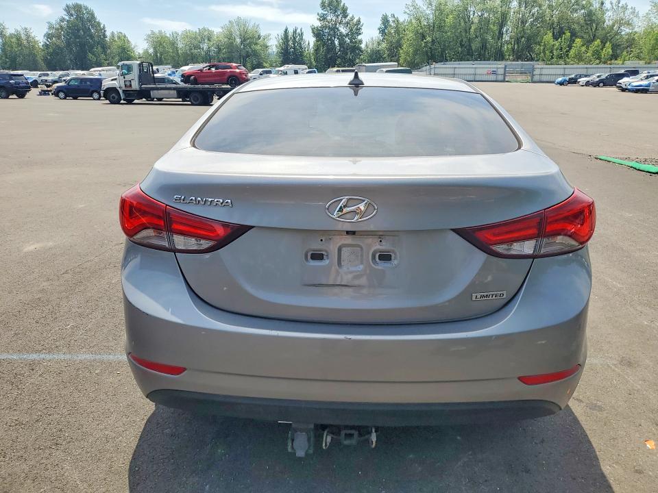 2014 Hyundai Elantra VIN KMHDH4AE4EU105194 COPART salvage auction — SIDE, Or - Salvage Title Certificate, sold $1,850 on 2026-07-29 (photo 6)
