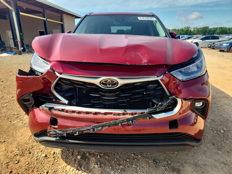 2020 Toyota VIN 5TDGZRAH4LS506140 COPART salvage auction — FRONT END, Al - Cert Of Title-Salvage Title, sold $7,700 on 2026-07-29 (photo 5)
