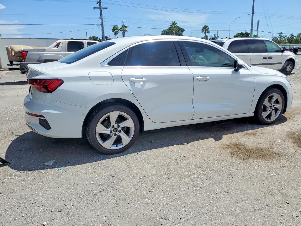 2023 Audi A3 VIN WAUHUDGY1PA062017 COPART salvage auction — MECHANICAL, Fl - Cert Of Title Slvg Rebuildable, sold $7,500 on 2026-07-10 (photo 3)