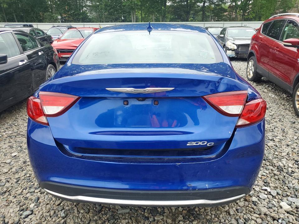 2015 Chrysler 200 VIN 1C3CCCCB2FN507453 COPART salvage auction — REAR END, Ma - Cert Of Title-Reconstrctd Coll, sold $875 on 2026-07-17 (photo 6)