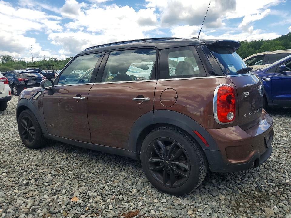 2014 Mini Cooper VIN WMWZC5C51EWP40175 COPART salvage auction — REAR END, Ma - Cert Of Title-Reconstrctd Coll, sold $2,250 on 2026-07-09 (photo 2)