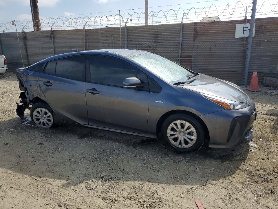 2021 Toyota Prius VIN JTDKAMFU2M3132690 COPART salvage auction — REAR END, CA - SALVAGE CERTIFICATE, sold $2,950 on 2026-07-16 (photo 4)