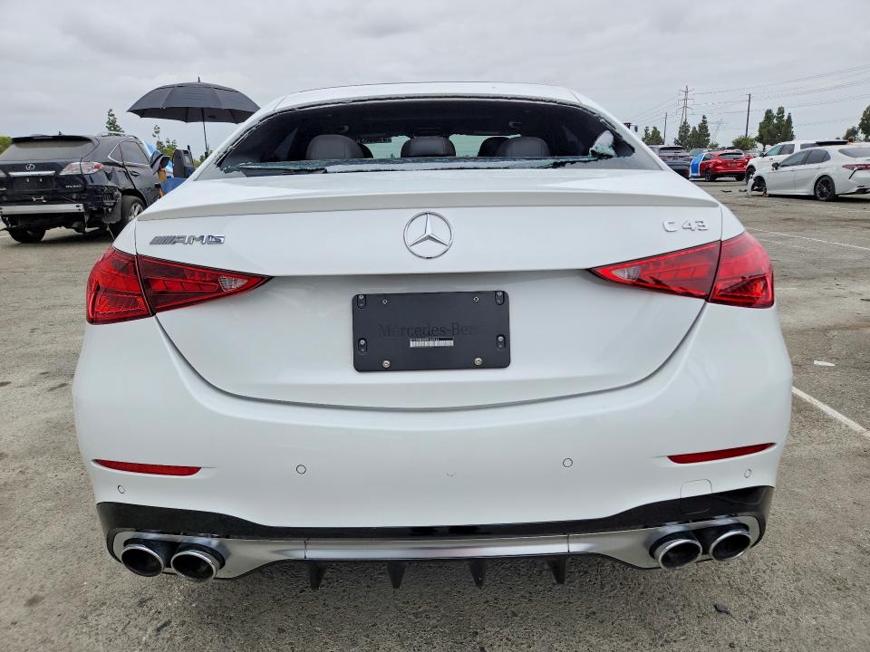 2023 Mercedes-benz C class VIN W1KAF8HB4PR122914 COPART salvage auction — ALL OVER, CA - DIS/DLR/EXP ONLY CLEAN TITLE (P), sold $22,200 on 2026-07-23 (photo 6)