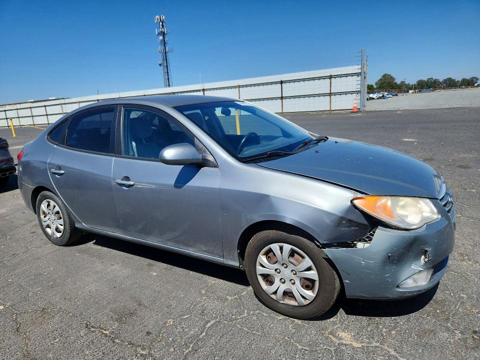 2010 Hyundai Elantra VIN KMHDU4AD9AU190949 COPART salvage auction — FRONT END, CA - SALVAGE CERTIFICATE, sold $950 on 2026-07-20 (photo 4)