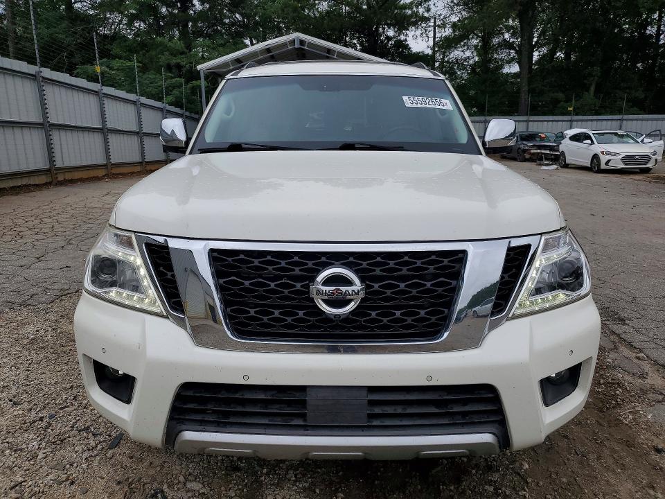 2017 Nissan Armada VIN JN8AY2ND8H9006824 COPART salvage auction — HAIL, AL - CERT OF TITLE-SALVAGE TITLE, sold $3,000 on 2026-07-10 (photo 5)