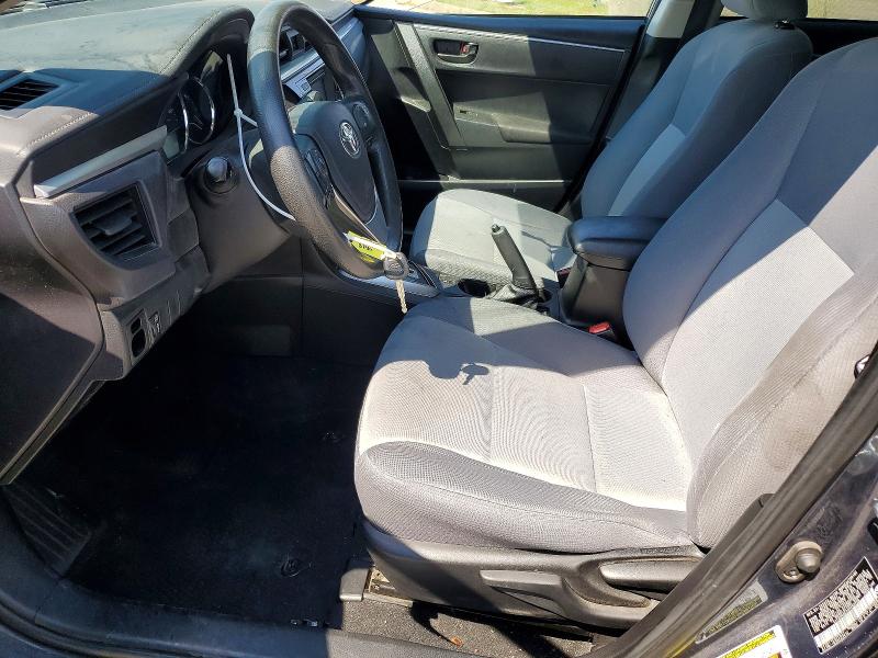 2016 Toyota Corolla VIN 5YFBURHE2GP492256 COPART salvage auction — FRONT END, Ca - Salvage Certificate, sold $925 on 2026-07-20 (photo 7)