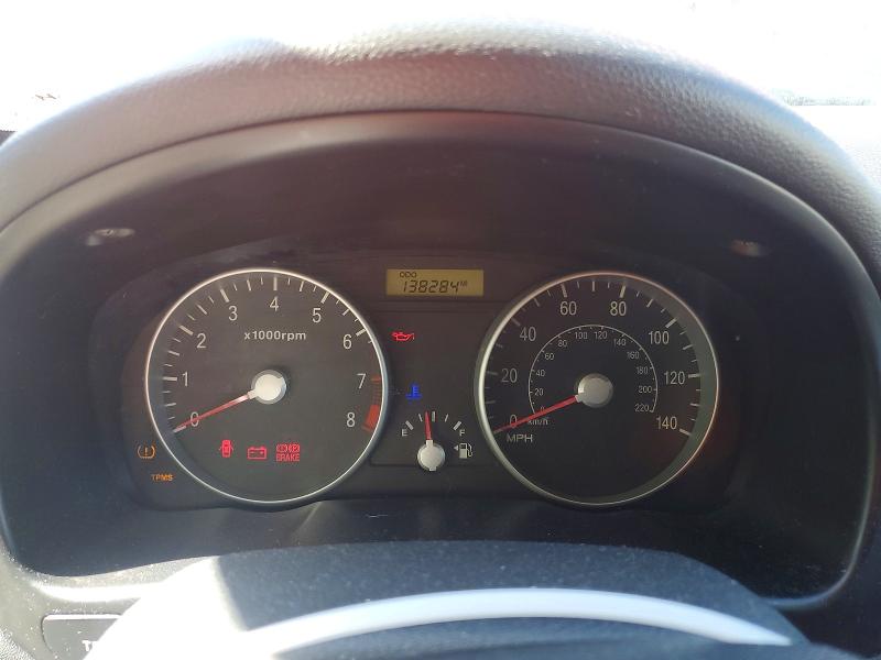 2008 Hyundai Accent VIN KMHCM36C38U086604 COPART salvage auction — FRONT END, WA - VEHICLE CERT OF OWNERSHIP-TITL, sold $275 on 2026-07-27 (photo 9)