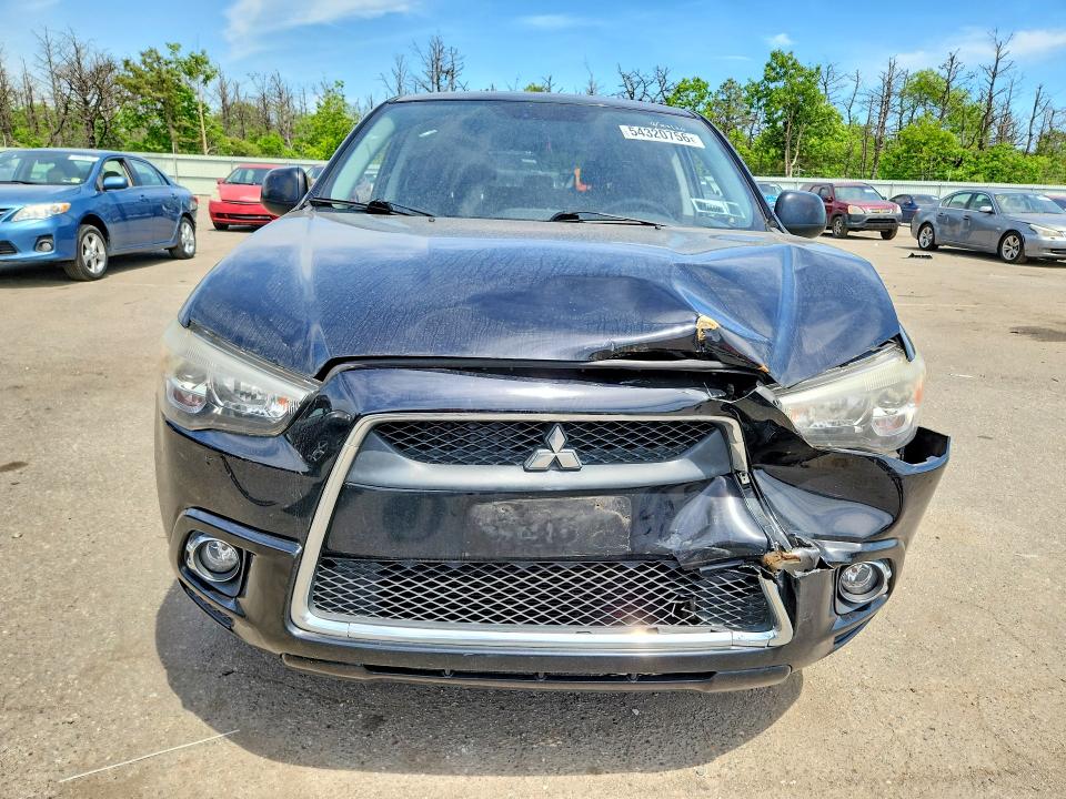 2012 Mitsubishi Outlander VIN JA4AR4AU9CZ005498 COPART salvage auction — FRONT END, Wv - Salvage Certificate, sold $1,050 on 2026-07-06 (photo 5)