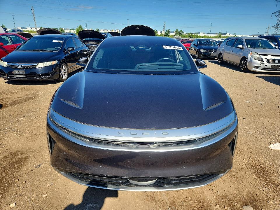 2023 Lucid Air VIN 50EA1TEA5PA005814 COPART salvage auction — FRONT END, Il - Salvage Certificate, sold $16,200 on 2026-07-21 (photo 5)