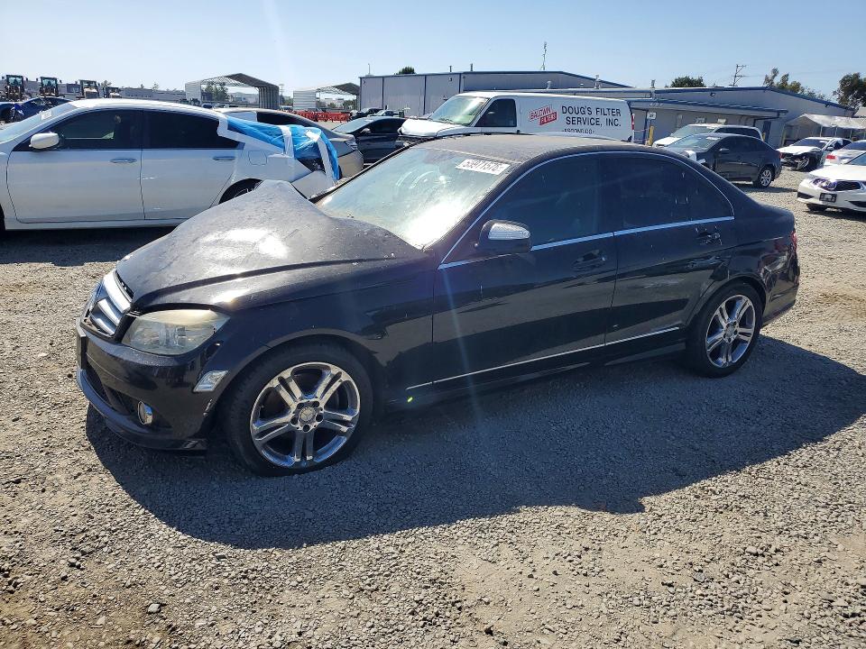 2008 Mercedes-benz C class VIN WDDGF54X78F047395 COPART salvage auction — FRONT END, CA - SALVAGE CERTIFICATE, sold $375 on 2026-07-24 (photo 1)