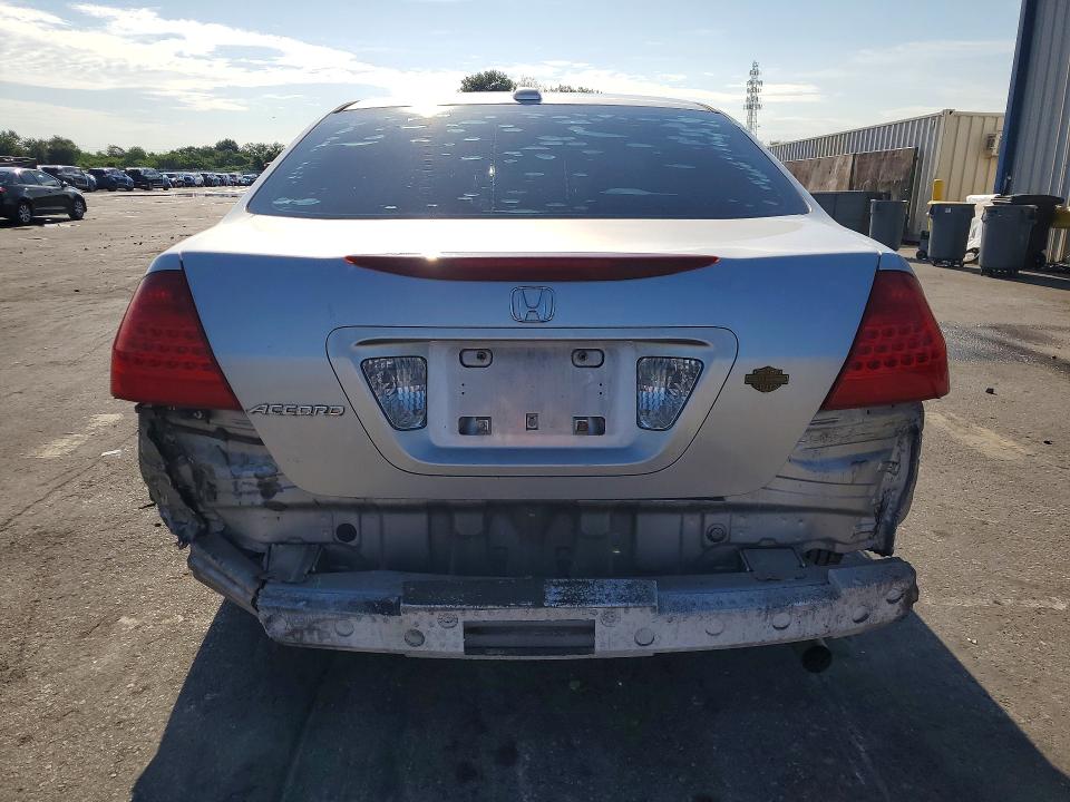 2007 Honda Accord VIN 1HGCM56897A175820 COPART salvage auction — REAR END, Fl - Cert Of Ttl-Rebuilt&Slvg Rbld, sold $425 on 2026-07-02 (photo 6)