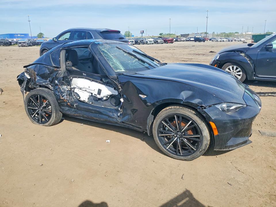 2025 Mazda Mx-5 VIN JM1NDAM71S0652703 COPART salvage auction — SIDE, Fl - Certificate Of Destruction, sold $2,000 on 2026-07-31 (photo 4)