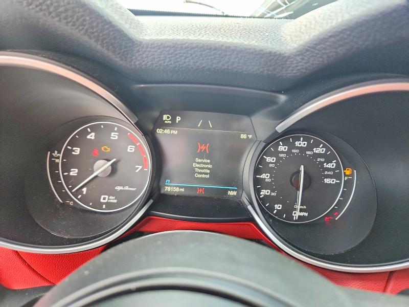 2021 Alfa romeo Stelvio VIN ZASPAKAN2M7D01892 COPART salvage auction — REAR END, Il - Salvage Certificate, sold $3,950 on 2026-08-25 (photo 9)