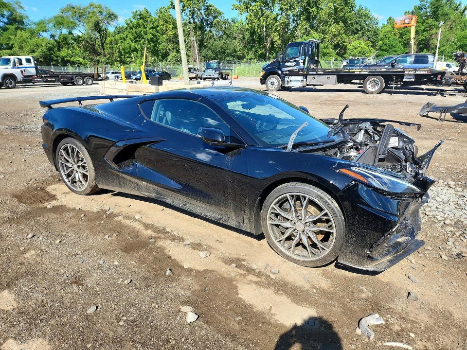 2025 Chevrolet Corvette VIN 1G1YC2D48S5100543 COPART salvage auction — FRONT END, Md - Cert Of Salvage < 75% Damage, sold $16,300 on 2026-07-30 (photo 4)