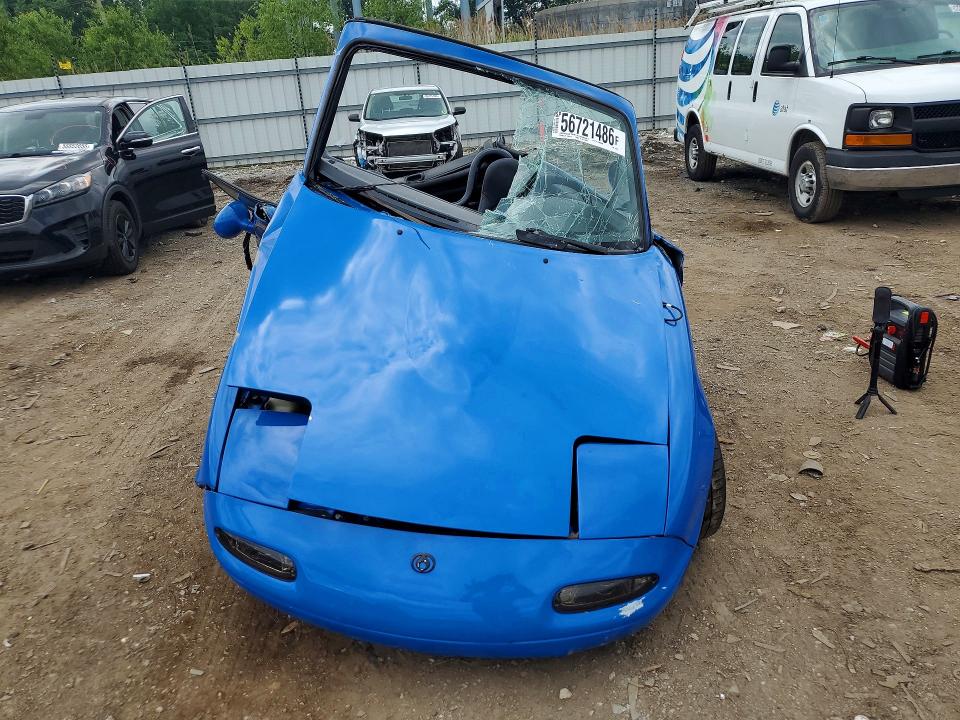 1993 Mazda Mx-5 miata VIN JM1NA3518P1410670 COPART salvage auction — ALL OVER, WV - SALVAGE CERTIFICATE, sold $325 on 2026-07-10 (photo 5)